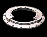 Single-row Four Point Contact Ball Slewing Bearing with flange (Non- gear teeth type)